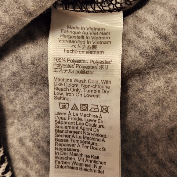 NWT J. Crew Herringbone Pullover Funnelneck Sweatshirt Fleece Lining Sz Small - Picture 12 of 13